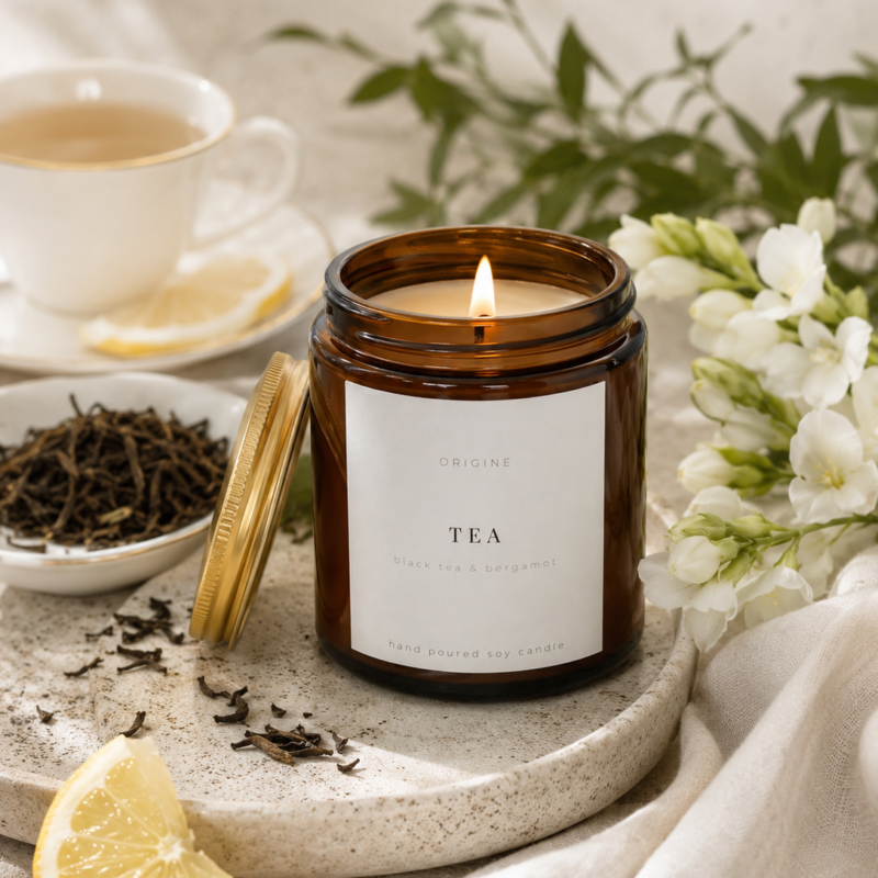 Świeca sojowa TEA