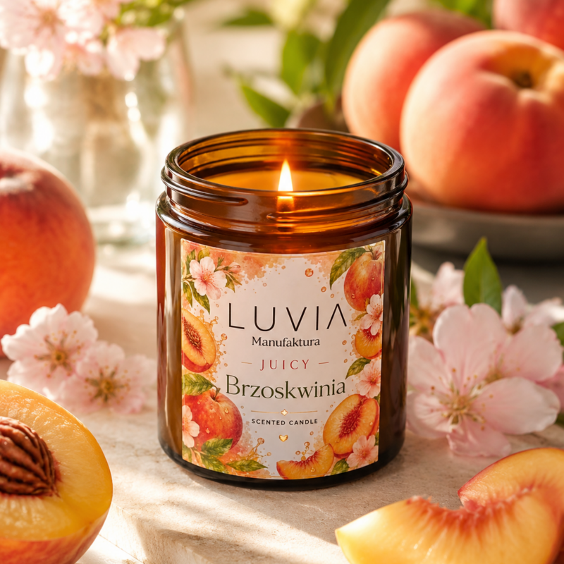 Świeca sojowa JUICY Brzoskwinia
